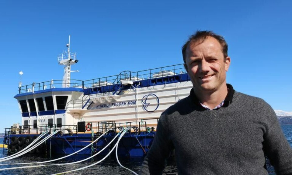 Daglig leder Hans Ørjan Wenberg kan smile hele veien til banken. Foto: Lars Antonsen, Designia.