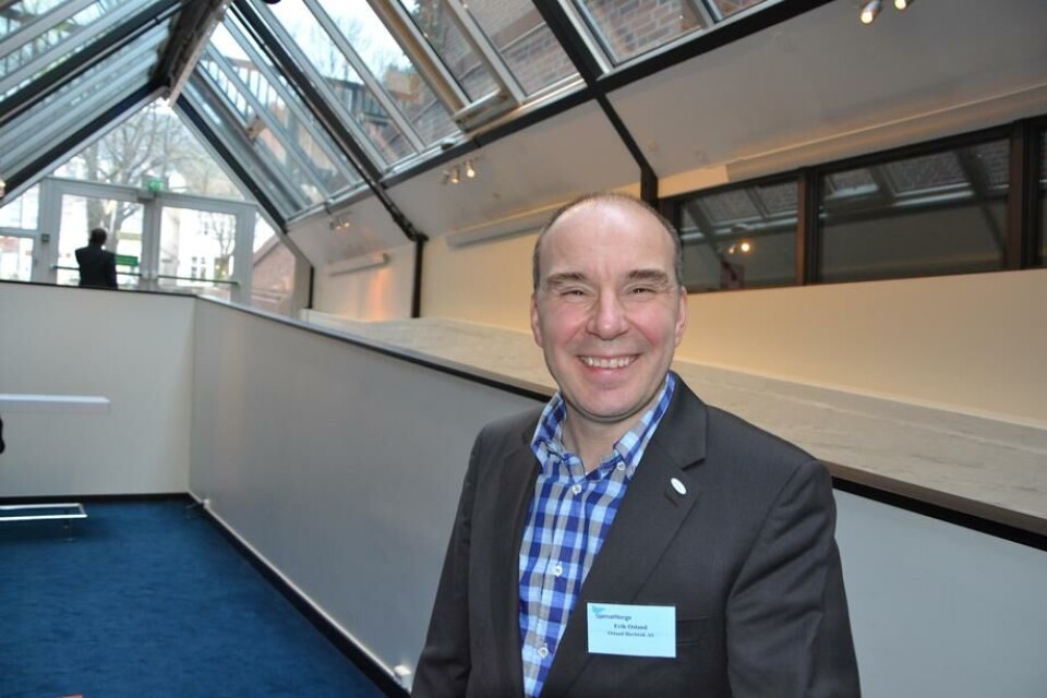 Daglig leider Erik Osland ved Osland Havbruk. Foto: Linn Therese Skår Hosteland. Daglig leider Erik Osland ved Osland Havbruk. Foto: Linn Therese Skår Hosteland.