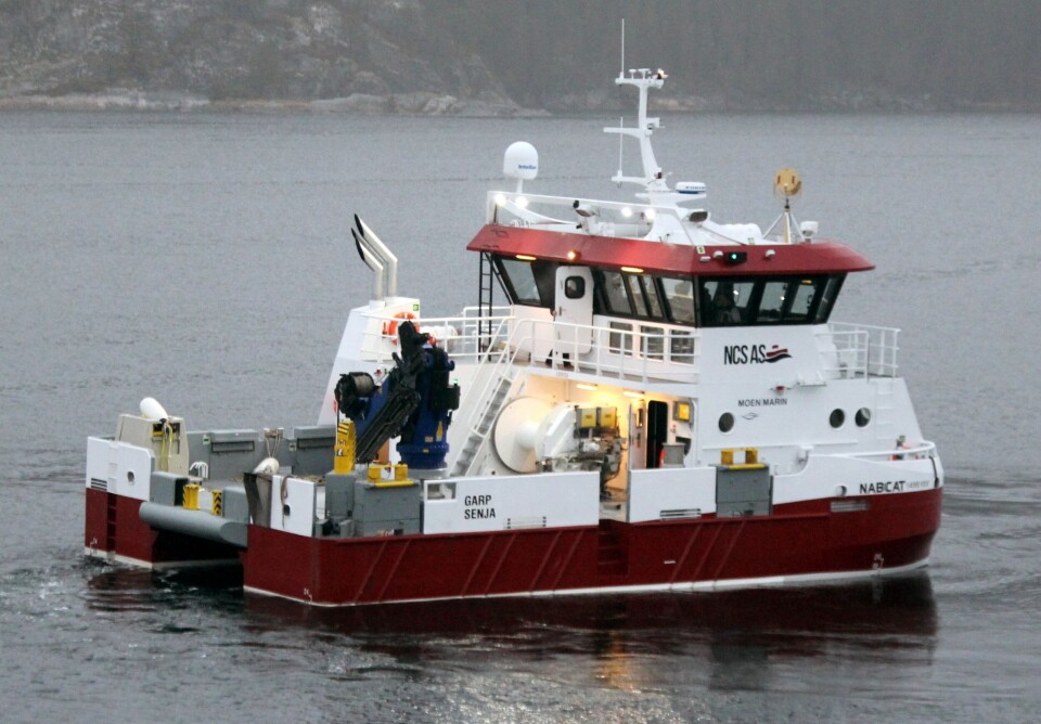 MS GARP er NCS femte fartøy fra Moen Marin. Foto: Moen Marin