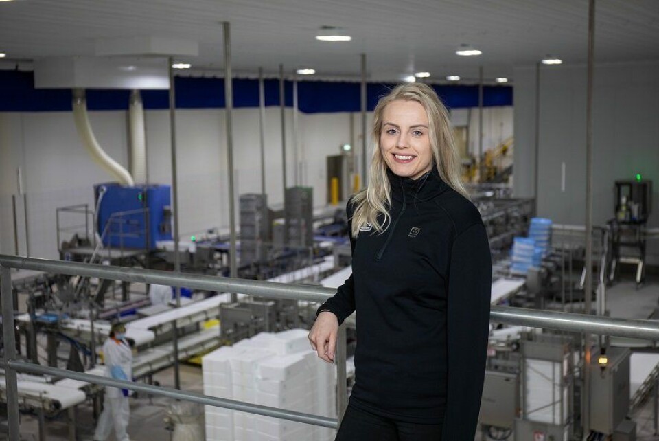 Sunneva Ósk Gudmundsdóttir er utnevnt som ny kvalitetssjef for landbasert fiskeforedling i selskapet Samherji. Foto: Samherji.