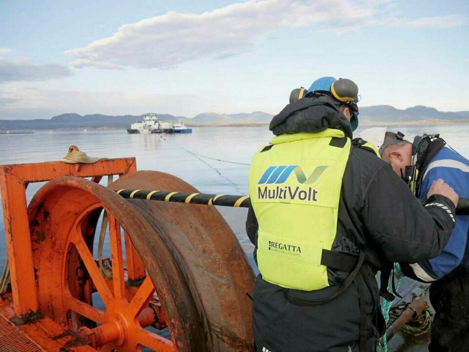 Multivolt har fått støtte til å kartlegging av potesnial for elektrifisering av havbrukslokalitetar. Foto: Multivolt