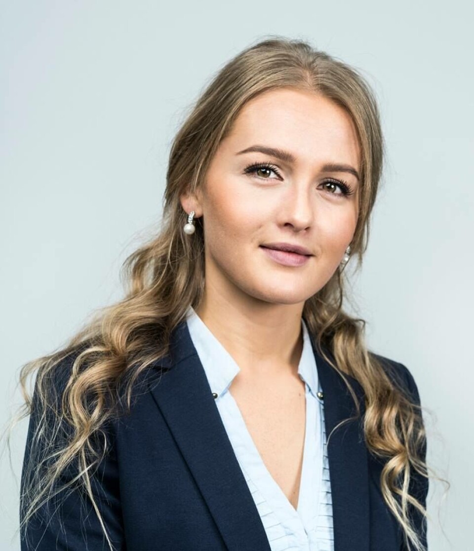 Amalie Tusvik startet i sin nye jobb den 3. september 2018. Foto: Artec Aqua. Amalie Tusvik startet i sin nye jobb den 3. september 2018. Foto: Artec Aqua.
