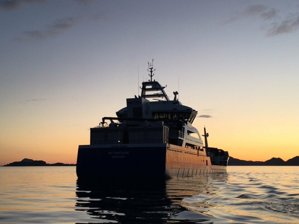 «Ro Venture» i solnedgang. Foto: Larsnes Mek. Verksted «Ro Venture» i solnedgang. Foto: Larsnes Mek. Verksted