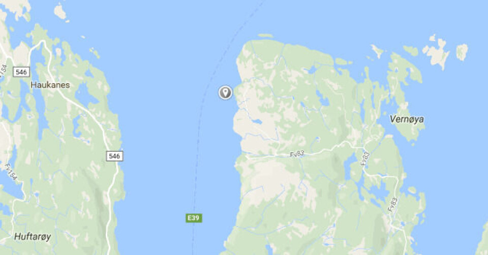Lokasjonen for ulykken på Rekstern. Foto: Google Maps