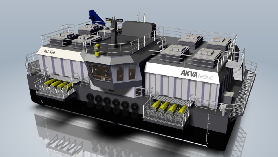 AKVA group med ny fôrflåtekontrakt på Island. Illustrasjonsfoto AC450C: AKVA group.
