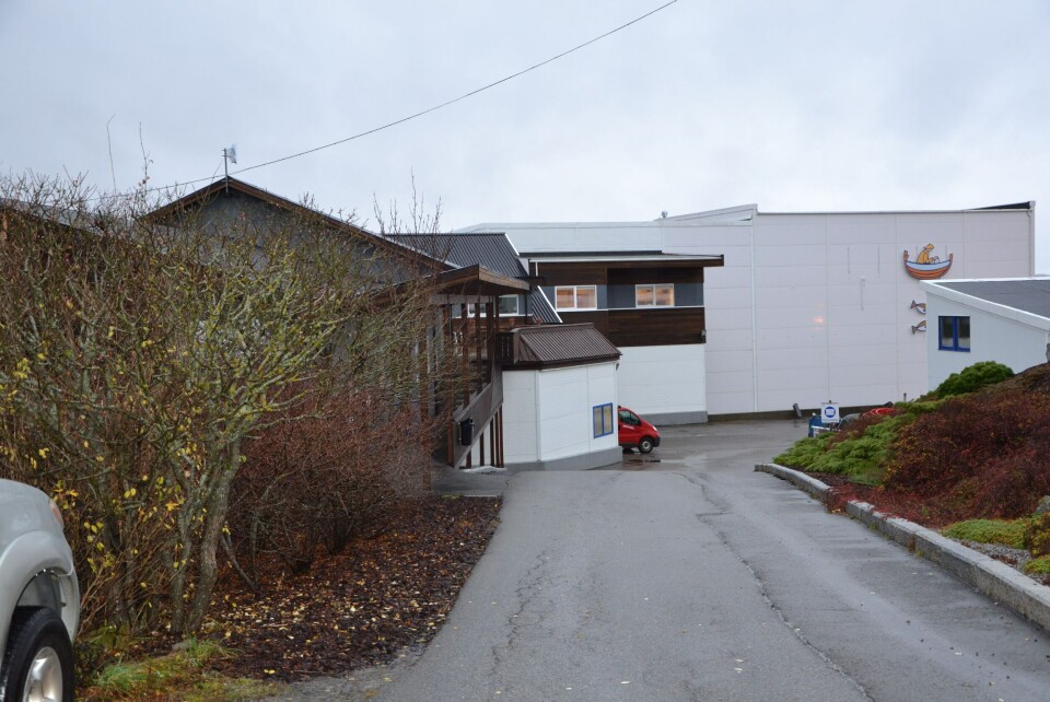Emilsen Fisk sitt kontor på Lauvøya i Rørvik. Foto: Ole Andreas Drønen
