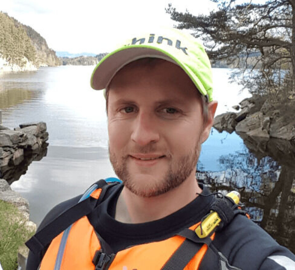 Even Gjerde Nordstrøm begynte som spesialist innenfor fiskehelse for COWIs sjømatsatsing. Foto: privat.