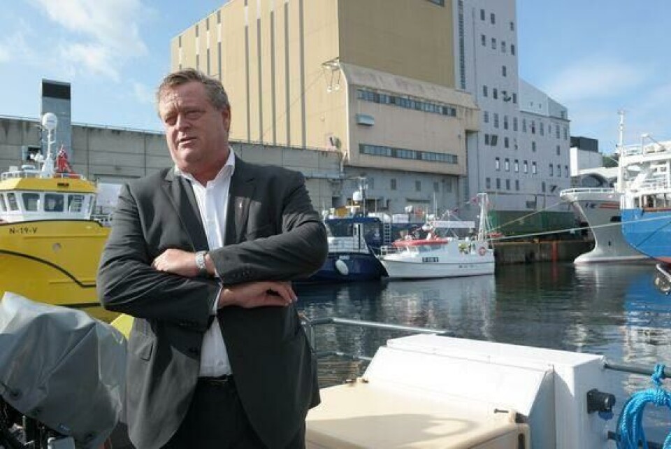 Harald T. Nesvik besøker denne uken Sogn og Fjordane og på programmet står blant annet møte med ungdom som satser på fiskeri og havbruk. Foto: Nærings-og fiskeridepartementet.