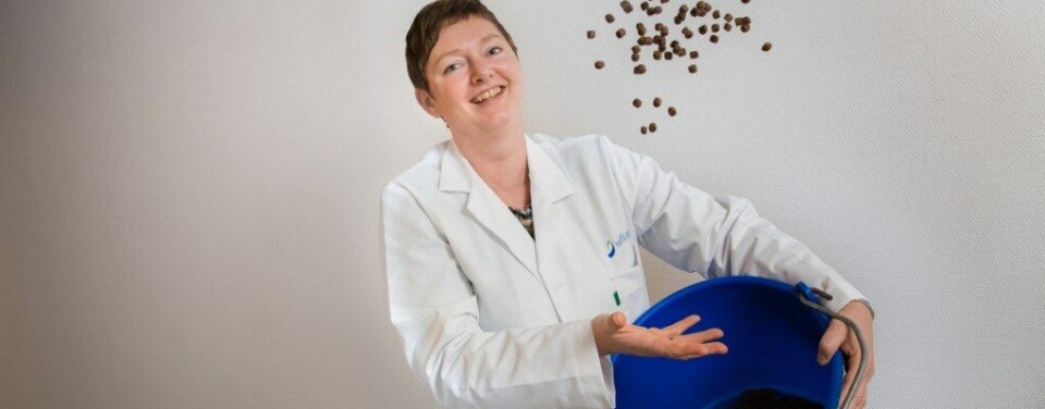 Nofima-forsker Trine Ytrestøyl har forsket mye på fôr. Foto: Nofima.