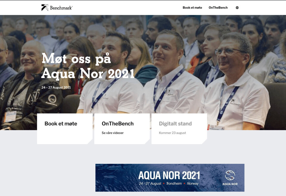 Benchmark ® øker tilstedeværelsen på Aqua Nor 2021