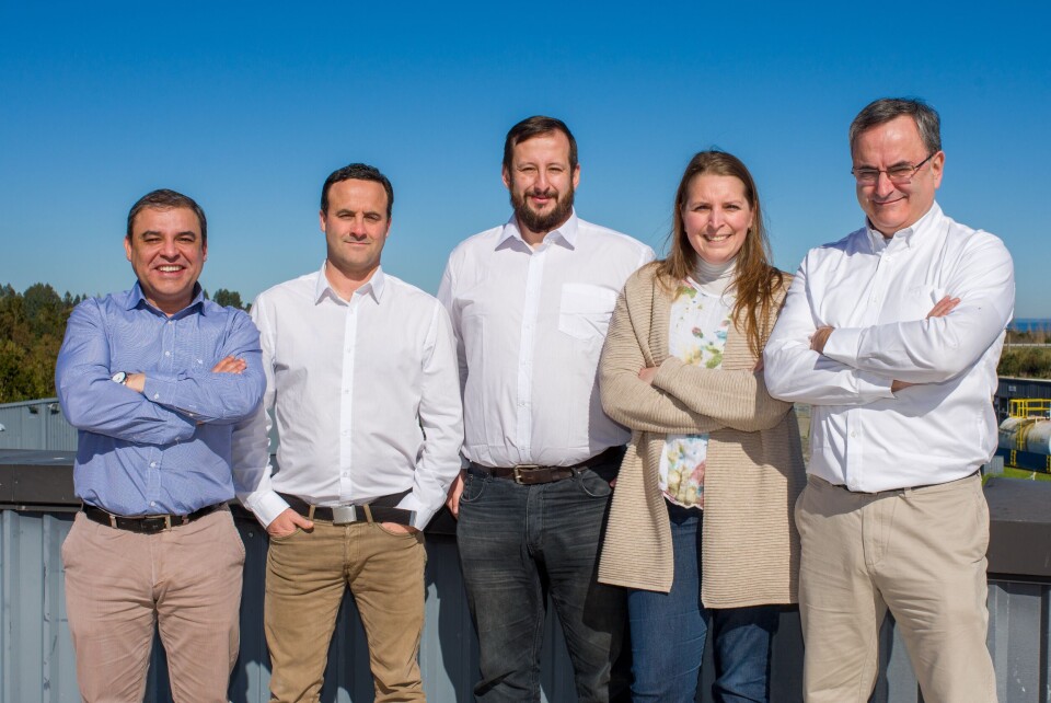 Ledergruppen: Fra venstre: Marcelo E. Araned, Matias Del Campo, Gabriel Puchi Germani, Verónica Opitz, Jean Paul Lhorente Caussade. Luis Alexis Aro var ikke tilstede da bildet ble tatt.