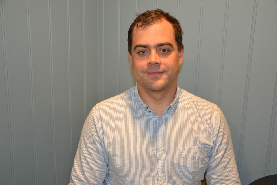 Kristoffer Holand som tidligere jobbet i Emilsen Fisk har flyttet til USA for å jobbe i Atlantic Sapphire. Foto: Ole Andreas Drønen.