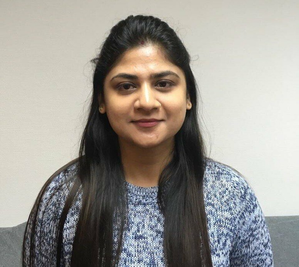Nyansatte Bhanvi Rohilla skal blant annet jobbe med å videreutvikle Fluctus sine fôringssystemer. Foto: Fluctus.