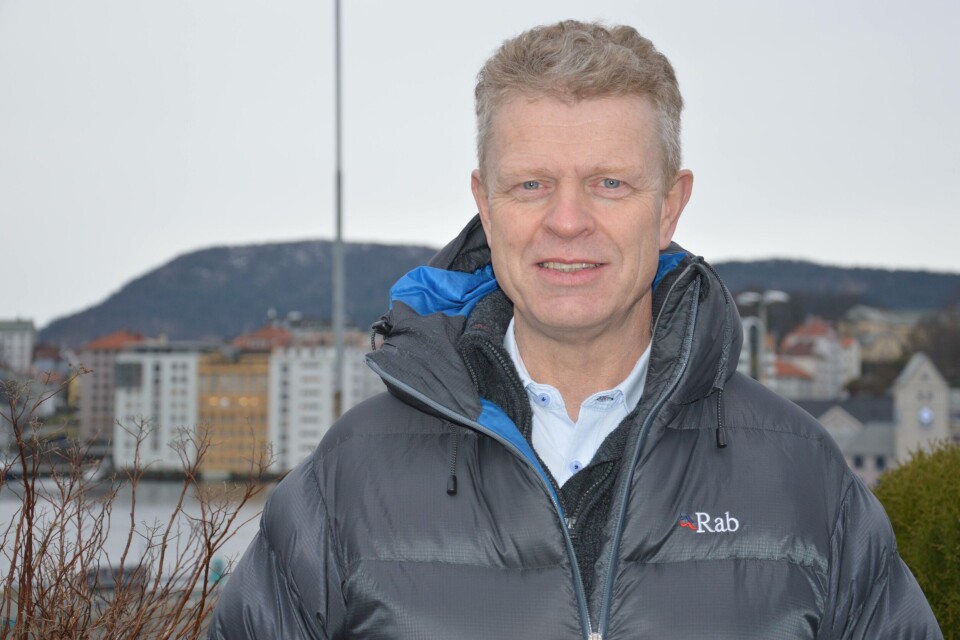 Cato Lyngøy gründer av Hauge Aqua har stor tro på prosjektet, men opplyser at dersom de ikke får alle konsesjonene kan Marine Harvest skrinlegge prosjektet. Foto: Therese Soltveit.