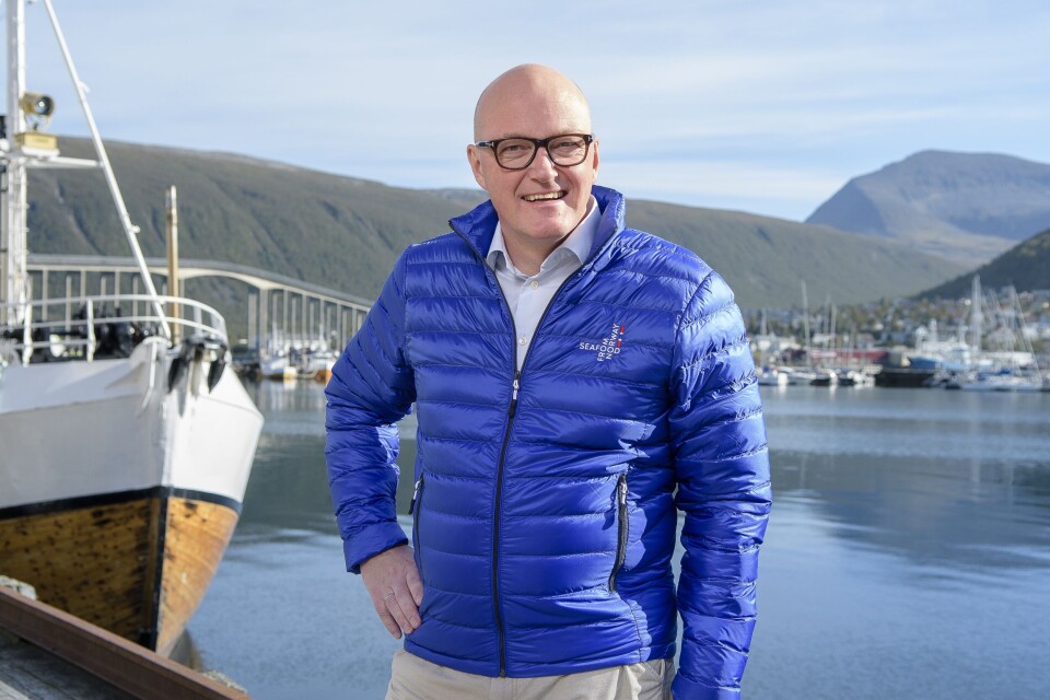 Hans Frode Kielland Asmyhr, Sjømatrådets fiskeriutsending i Storbritania mener arrangementet er viktig for å belyse hva sjømatnæringen har i vente i forhold til Brexit. Foto: Norges sjømatråd.