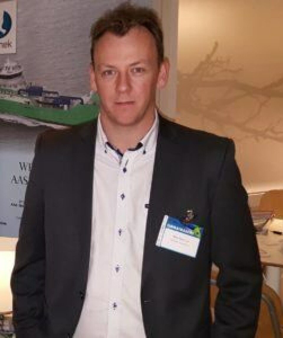 Administrasjonsleder Bjørn Magne Aas sier verftet er glad for å få Nova Sea som ny kunde. Foto: Gustav Erik Blaalid.