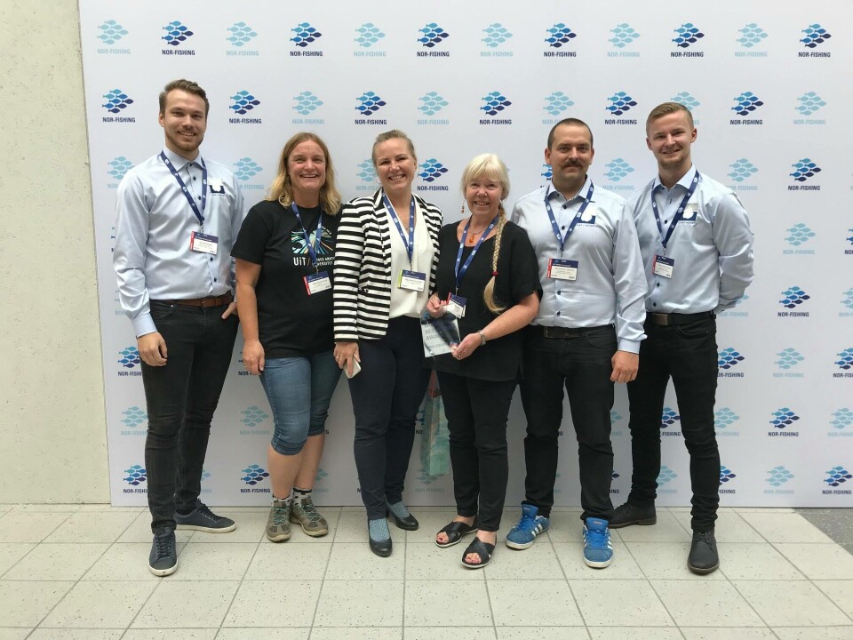 Forskningstorget ble vinner av årets beste stand under Nor-Fishing 2018. Foto: FHF. Forskningstorget ble vinner av årets beste stand under Nor-Fishing 2018. Foto: FHF.
