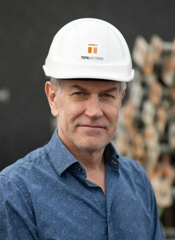 Jan Arvid Johansen, markedssjef i Total Betong sier de har allerede nådd to milepæler i prosjektet. Foto: Total Betong. 