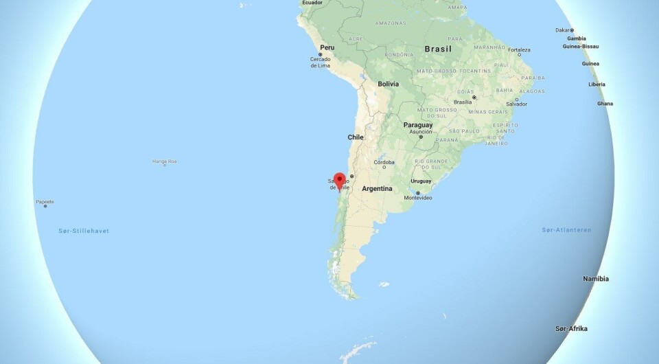 Anlegget skal bygges ikke så langt unna Concepción i Chile. Kart: Google maps.
