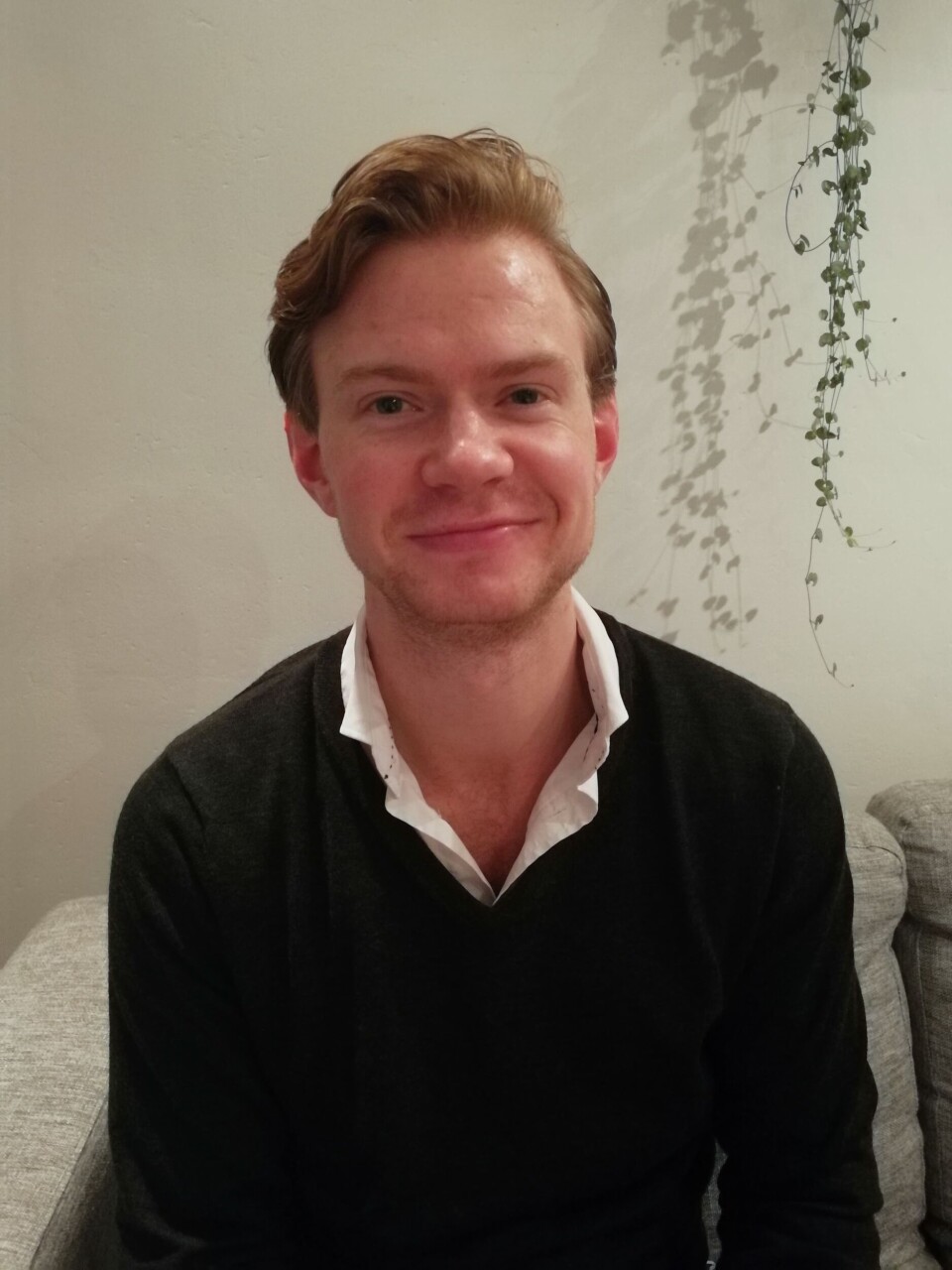 Ivar Bastian Kramer, en av fiskehelsestudentene som har skrevet kommentaren. Foto: Privat.