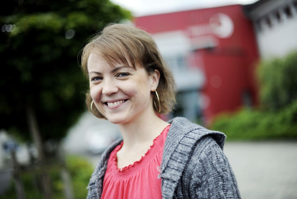 Hege Lysne, produktsjef for økologisk fôr hos Skretting. Foto: Skretting