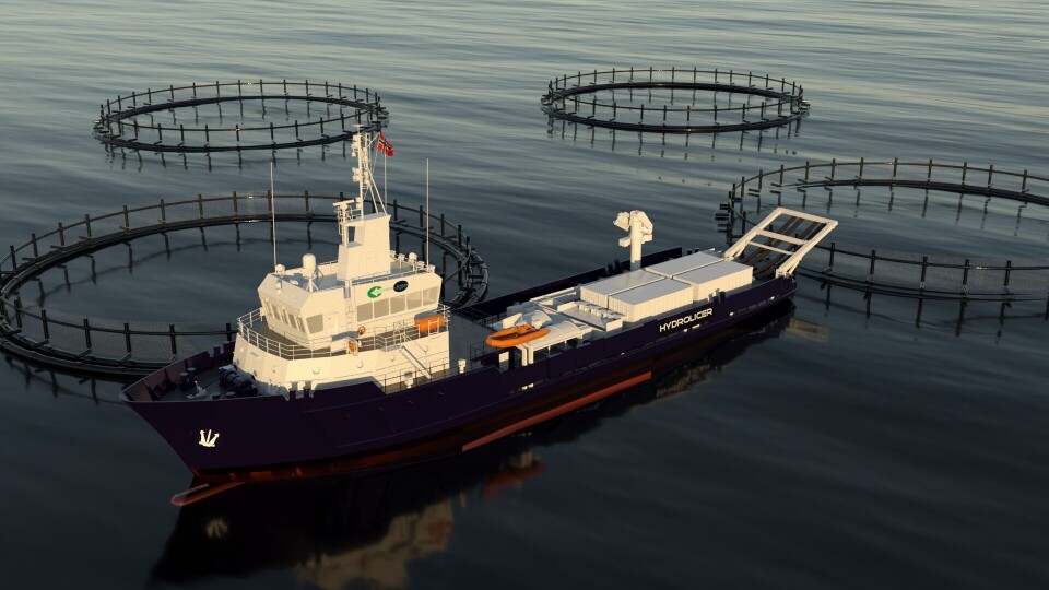 «Hydro Pioneer» vil bli installert med 4 linjer Hydrolicer og får muligheter for utviding til 6 linjer. Foto: Hydrolicer Production.