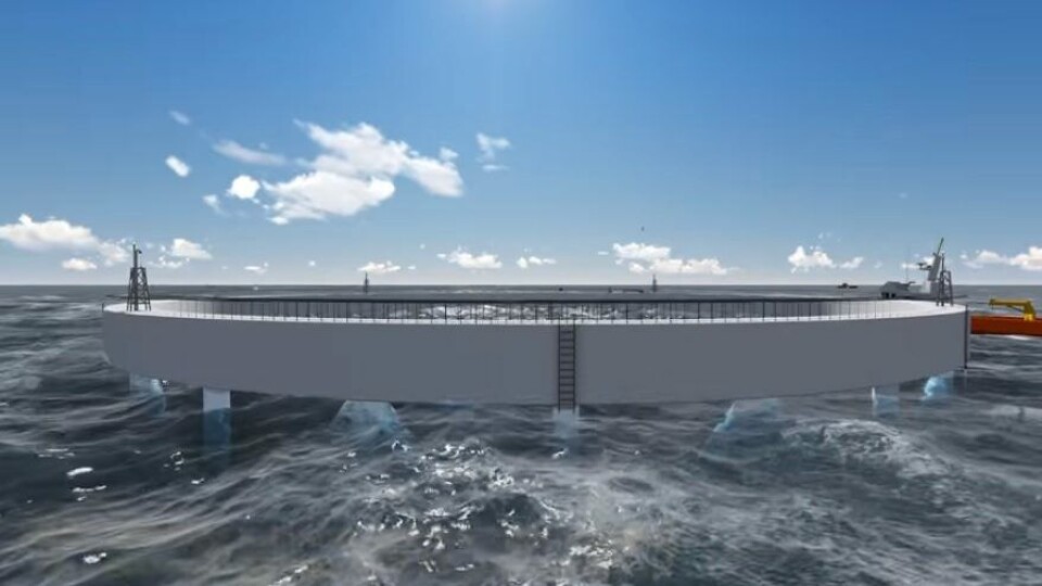 NRS og Aker har fått tildelt til sammen 7,68 utviklingstillatelser (5.990 tonn MTB), for utvikling av Arctic Offshore Farming. FILM/Foto: NRS. NRS og Aker har fått tildelt til sammen 7,68 utviklingstillatelser (5.990 tonn MTB), for utvikling av Arctic Offshore Farming. FILM/Foto: NRS.