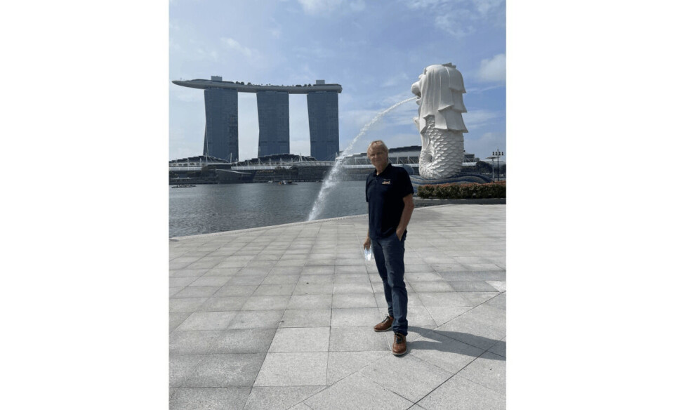 Esben Johnsen er CEO i Singapore RAS. Han mener de har store muligheter for å lykkes med sitt anlegg. Foto: Singapore RAS