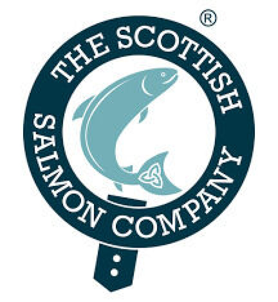 The Scottish Salmon Company logo. The Scottish Salmon Company logo.