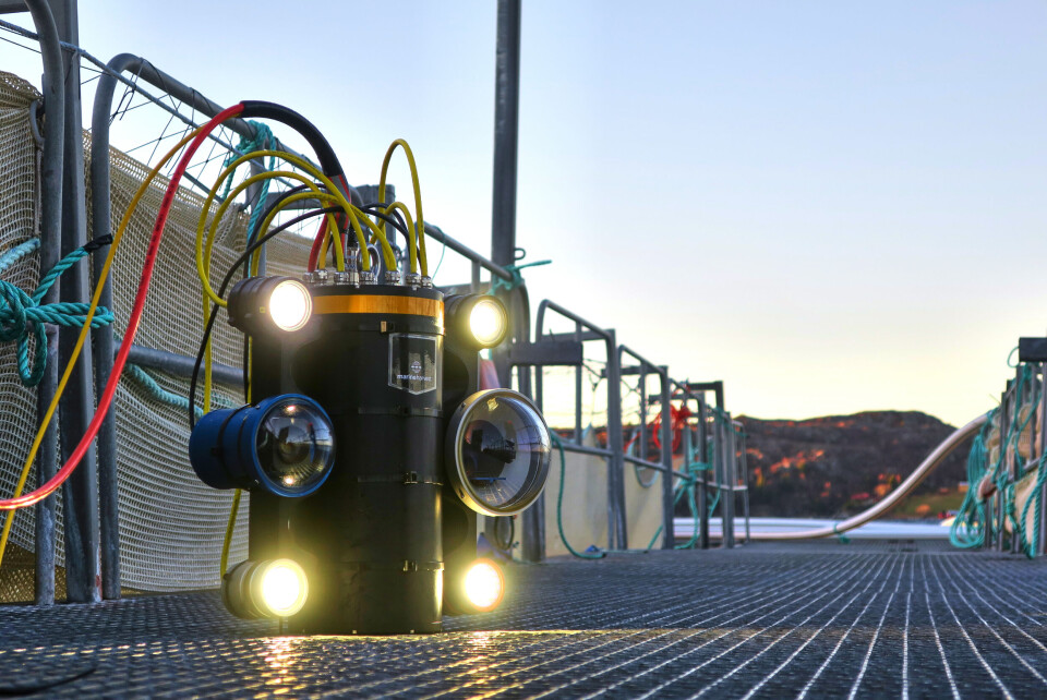 Sealab skal videreutvikle teknologien sin sammen med CageEye sin kunstig intelligens. Foto: Sealab.