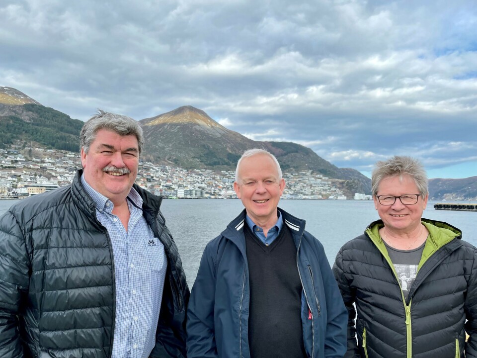 F.v. Jan Erik Jakobsen, Hans Petter Selstad og Odd Gunnar Endresen. Foto: Selstad