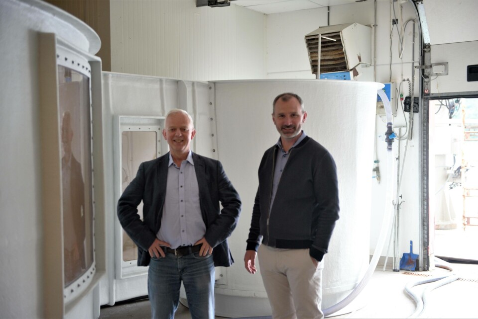 Bildet fra venstre: Hans Petter Selstad og Endre Kvalheim. Foto: Selstad