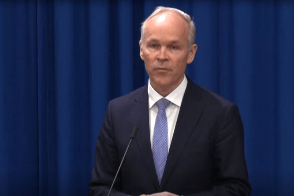 Jan Tore Sanner. Skjermdump fra Regjeringen.no.