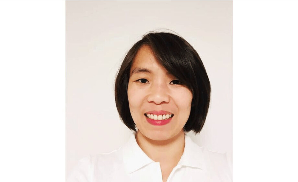 Hoang Thi My Dung Le disputerer 18 oktober med avhandling om tarmsystemet til berggylt. Foto: Privat.