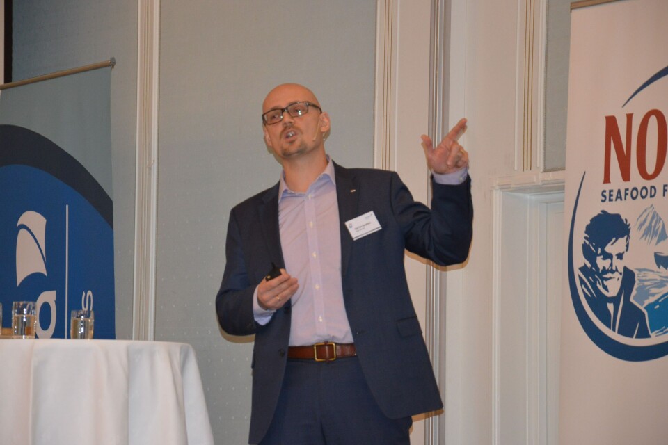 Egil Ove Sundheim, sjømatutsending i USA. Foto: Therese Soltveit.