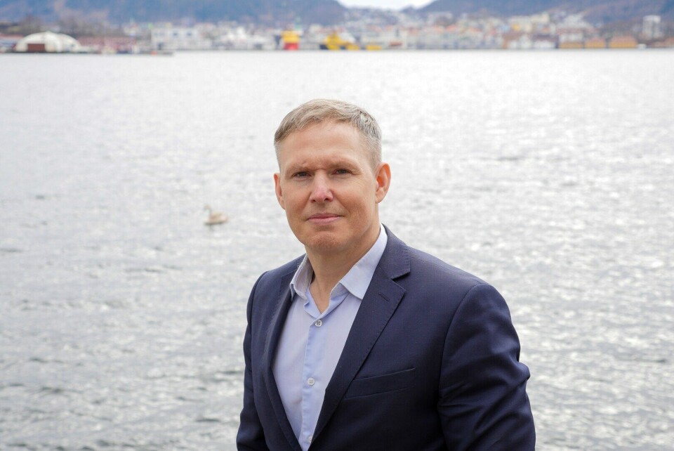 Ivan Vindheim, konsernsjef i Mowi er svært fornøyd med rekordhøye priser og resultat i kvartalet. Foto: Mowi