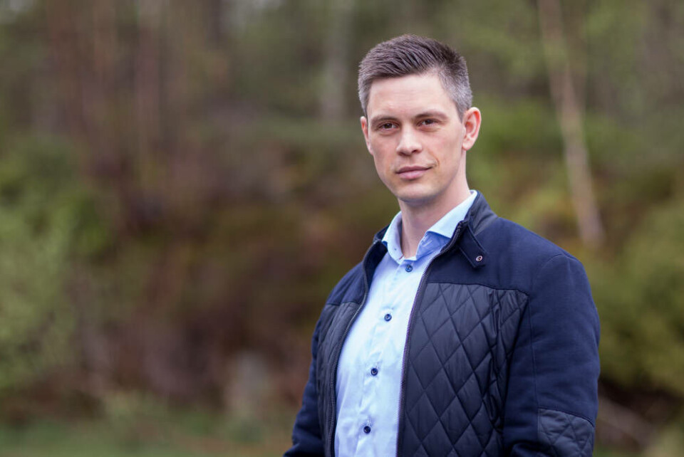 Vegard Oen Hatten er kommunikasjonsrådgjevar i Fiskeridirektoratet . Foto: Jakob Østheim.