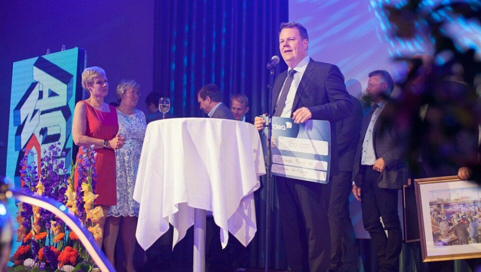 Vinneren av innovasjonsprisen i 2015 var Stranda Prolog. Foto: Nor-Fishing.