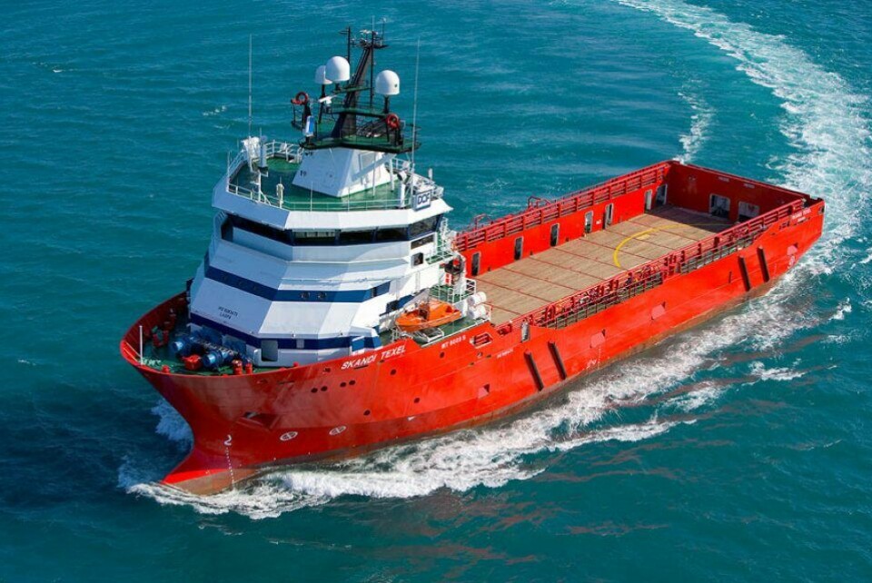 Frøy ASA har kjøpt offshorefartøyet Skandi Texel fra Dof ASA. Nå blir den avlusningsfartøy. Foto: Frøy
