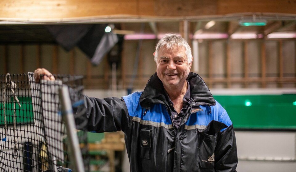 Forsker Anders Mangor-Jensen har fulgt rødspettene siden de kun var yngel. Foto: Christine Fagerbakke / Havforskningsinstituttet