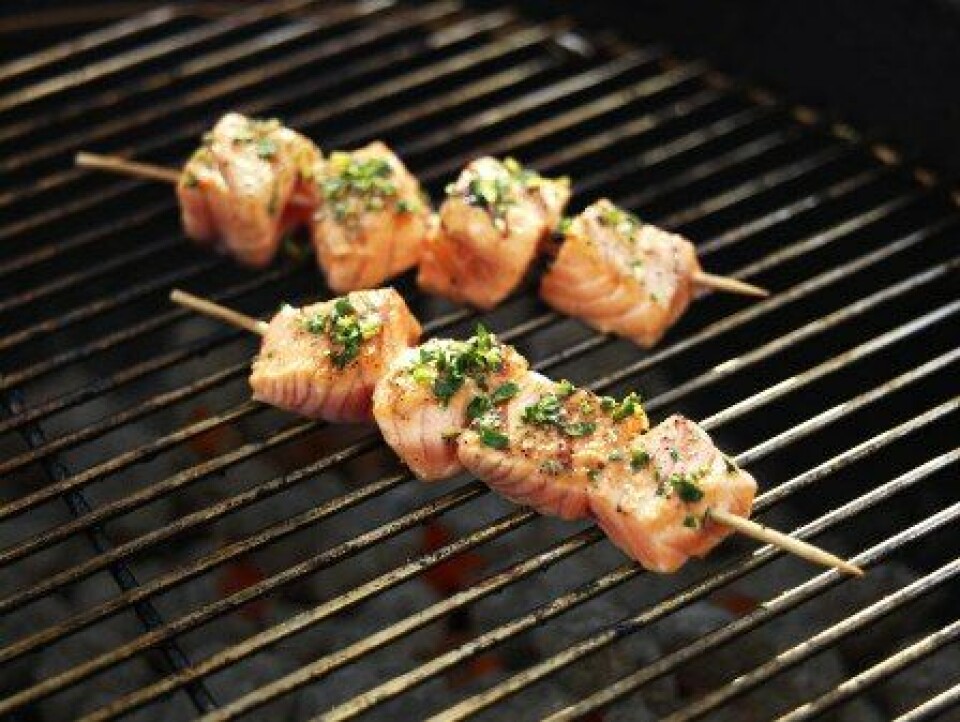 Grillet laks. Foto: Norges Sjømatråd.