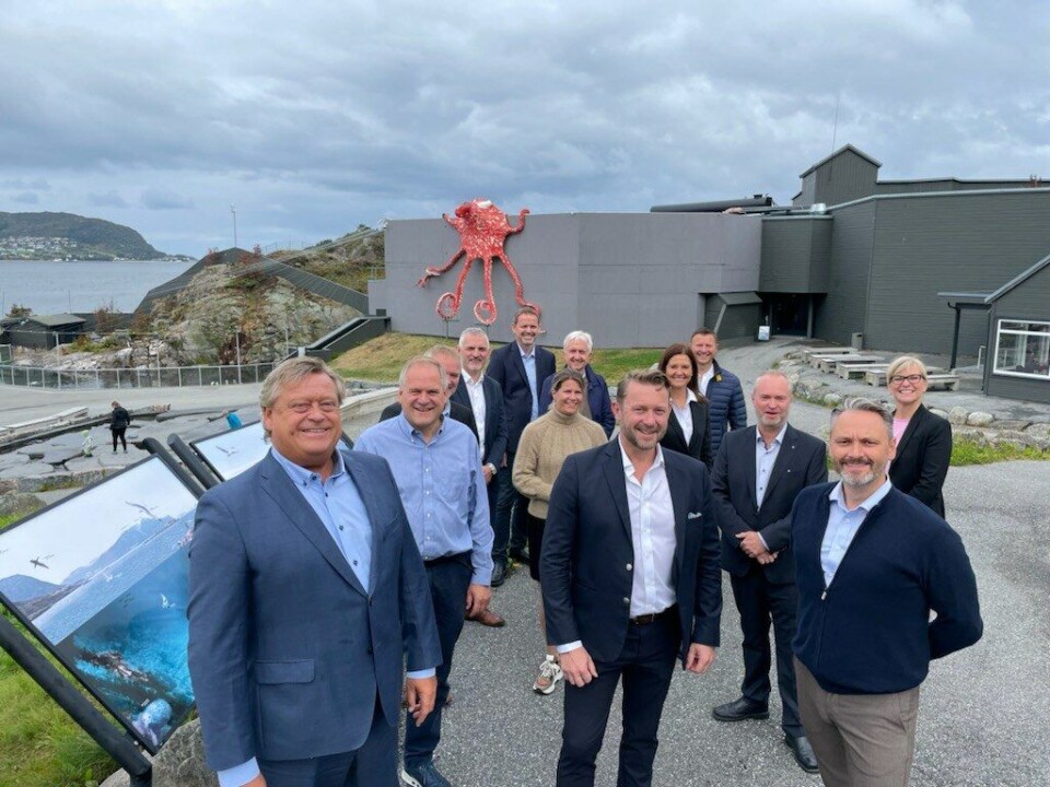 En rekke sentrale aktører fra næringen som er med på satsingen var samlet på Atlanterhavsparken torsdag formiddag. En rekke sentrale aktører fra næringen som er med på satsingen var samlet på Atlanterhavsparken torsdag formiddag.