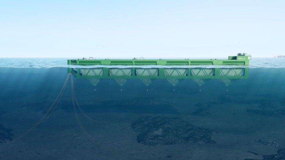 Nordlaks sin Havfarm 1. Illustrasjon: Nordlaks.