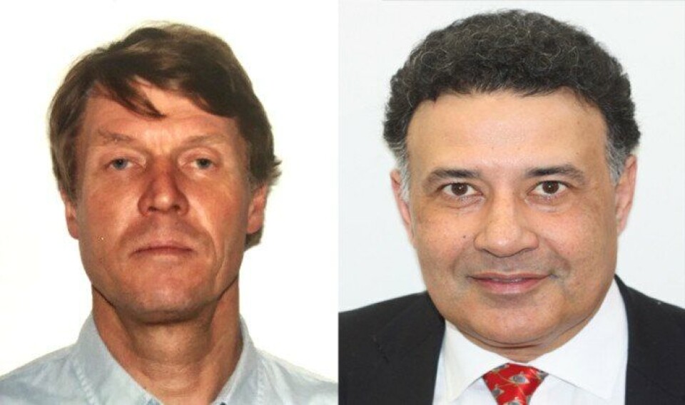 Trond Kostveit (54) og Yogi Shergill (54) skal finne nye markeder for norsk sjømat. Foto: Sjømatrådet. Trond Kostveit (54) og Yogi Shergill (54) skal finne nye markeder for norsk sjømat. Foto: Sjømatrådet.