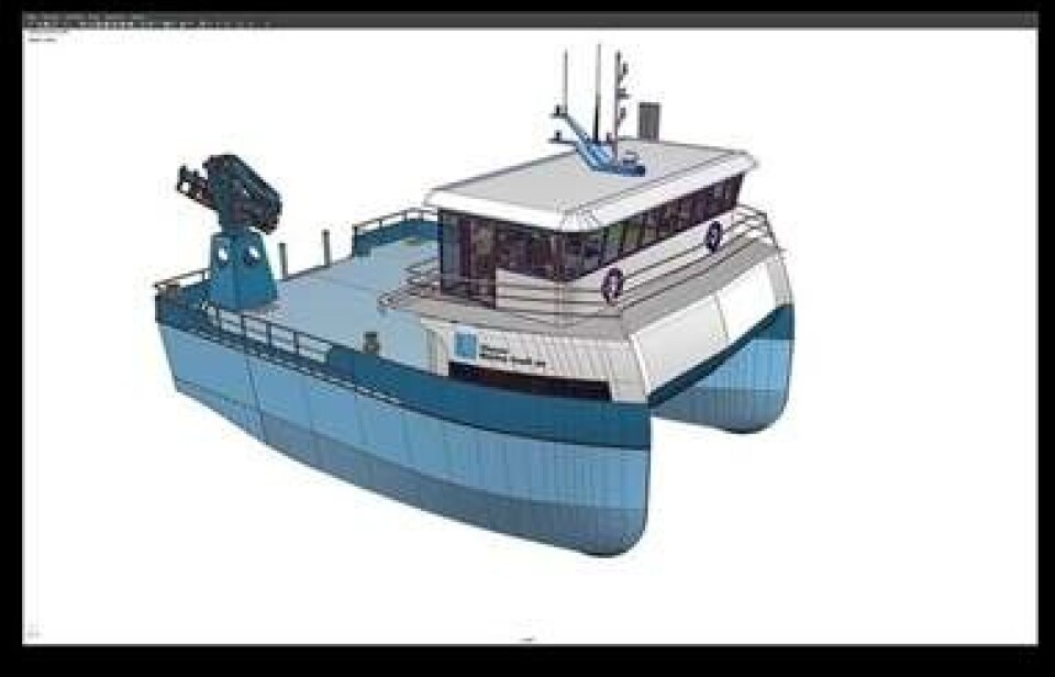 Grimen er av båttypen Helgøy 15. Den er en avansert servicebåt, designet for å betjene alle tenkelige operasjoner, melder Risnes Marine Craft.