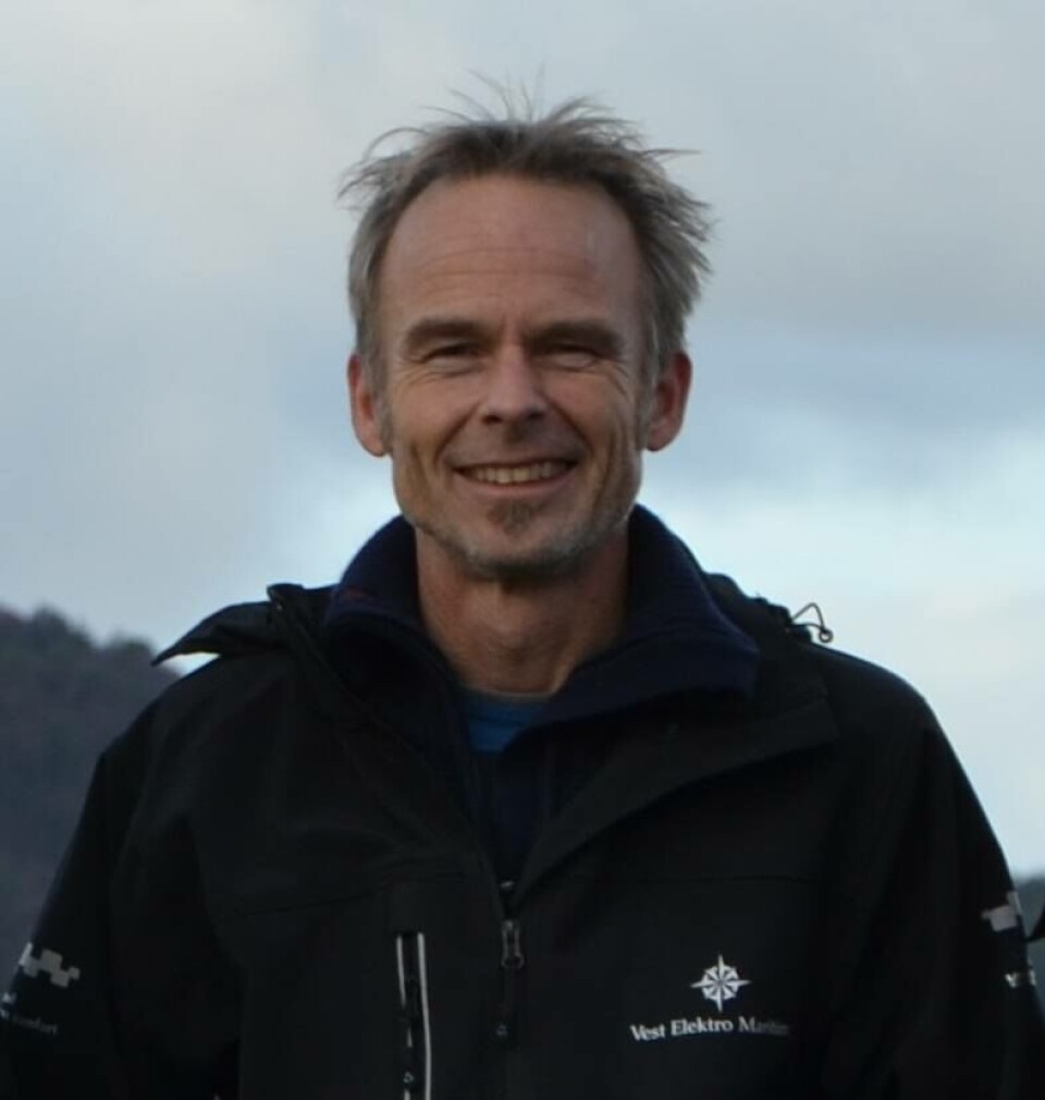 Nils Bjarte Sætrevik, daglig leder i Vest Aqua Base. Foto: Linn Therese S. Hosteland.