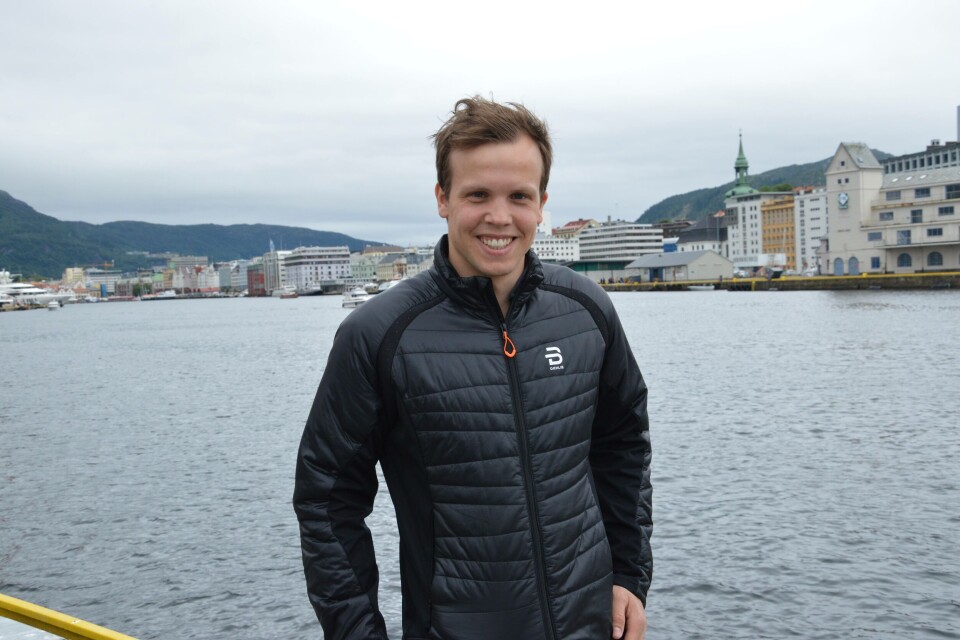 Erlend Eide, teknisk sjef i Eide Fjordbruk. Foto: Therese Soltveit.