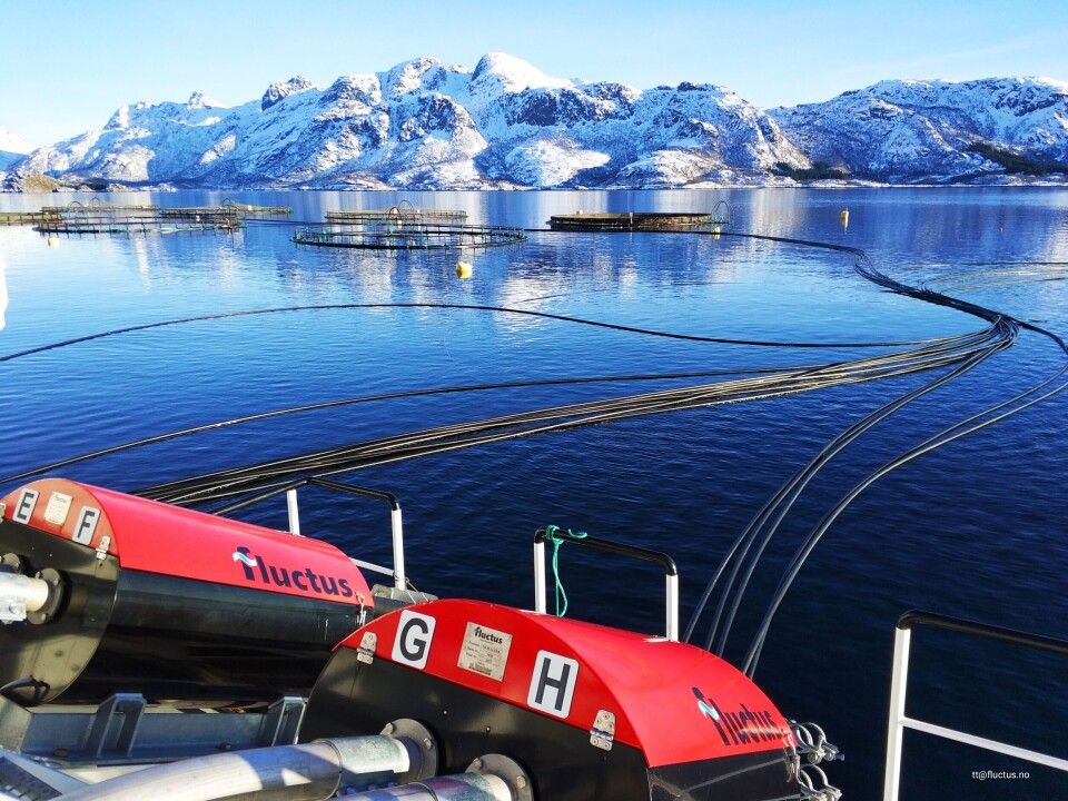 Eide Fjordbruk velger Fluctus som leverandør av fôringssystemer. Foto: Fluctus. Eide Fjordbruk velger Fluctus som leverandør av fôringssystemer. Foto: Fluctus.