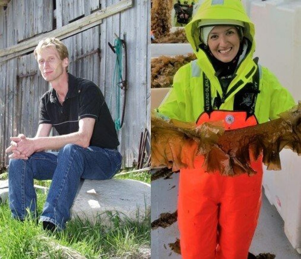 Nestleder Silje Steinsund og styreleder Gunnar Skjellvik. Foto: Privat.