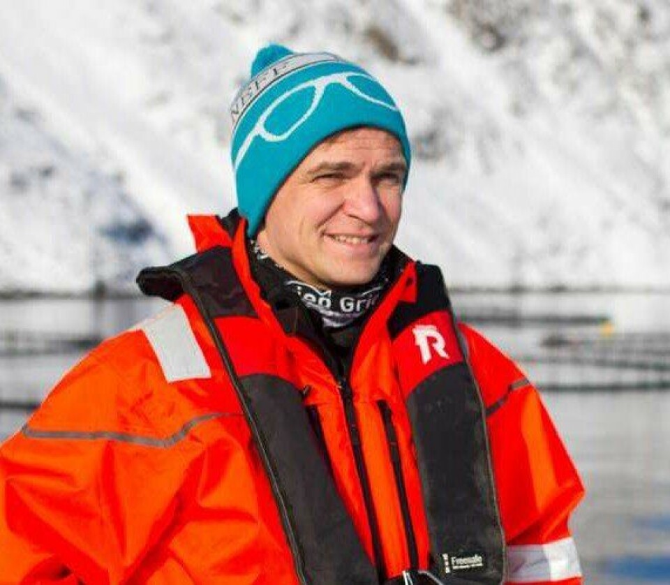 – Det viktigste er å vise hvilken kul næring vi jobber i, og at fremtidens beste arbeidsplasser tilhører havbruksnæringen, sa Lasse Sørnes til kyst.no i fjor. Foto: Grieg Seafood Finnmark